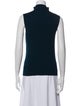 St. John Wool Mock Neck Top