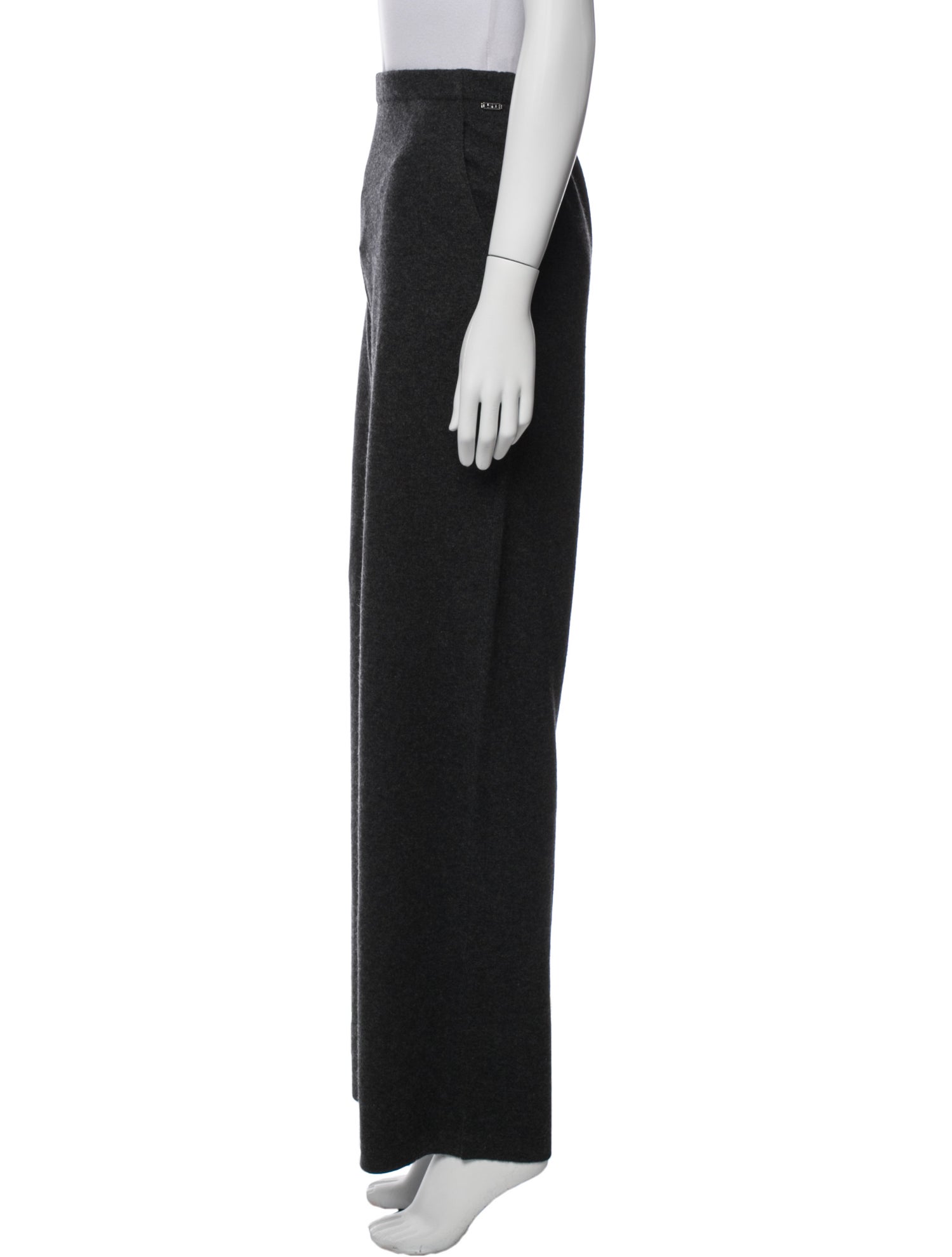 St. John Cashmere Wide Leg Pants