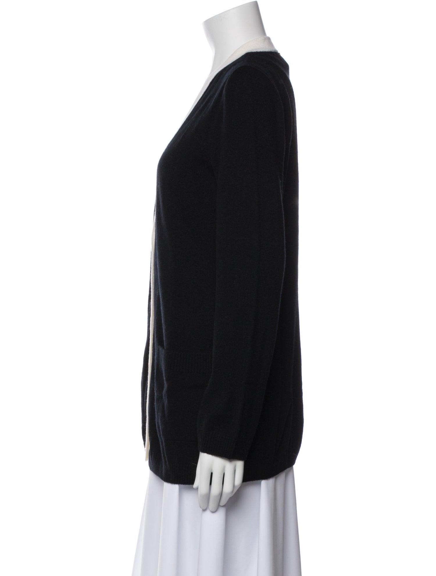 St. John Cashmere Open Front Sweater