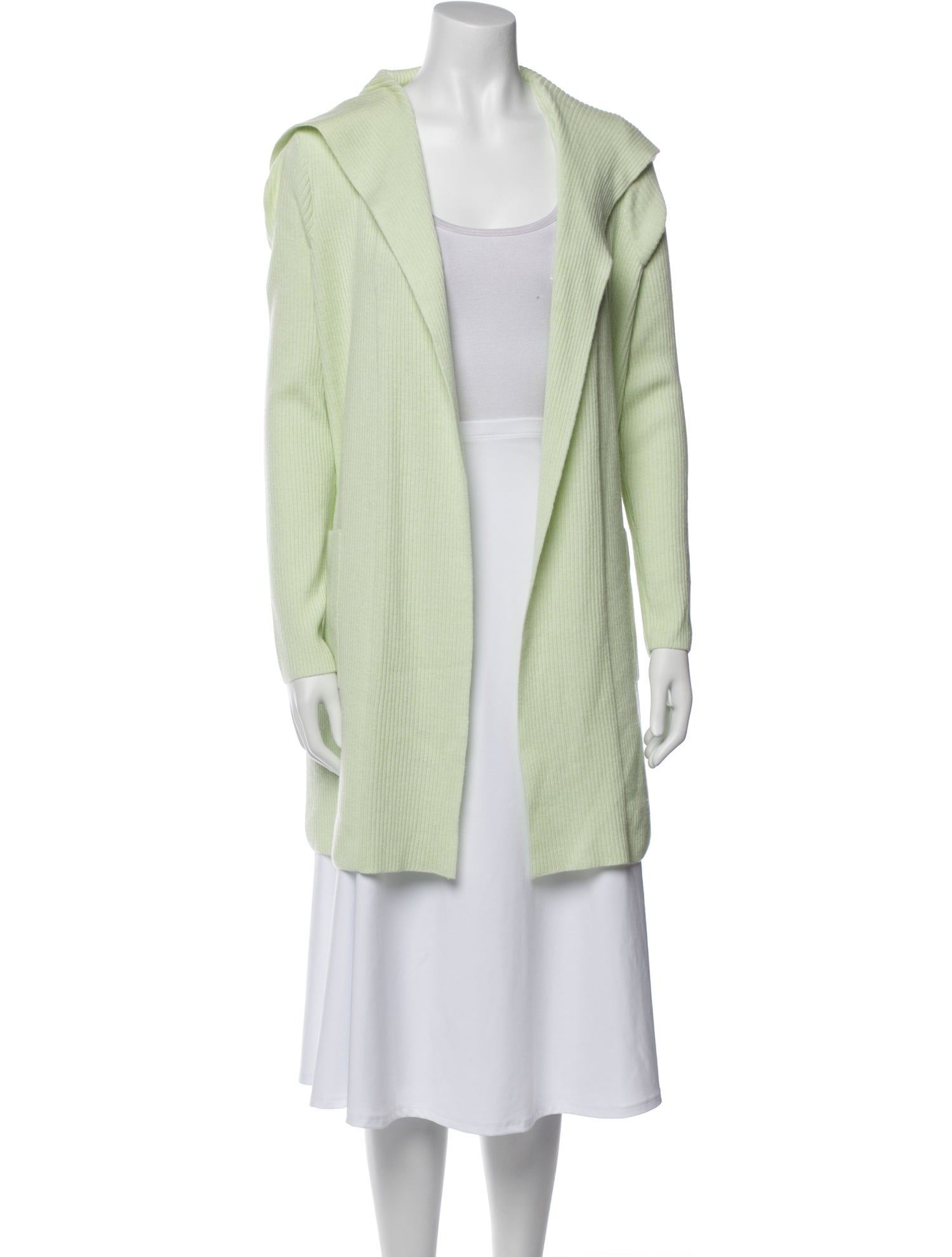 St. John Cashmere Open Front Sweater