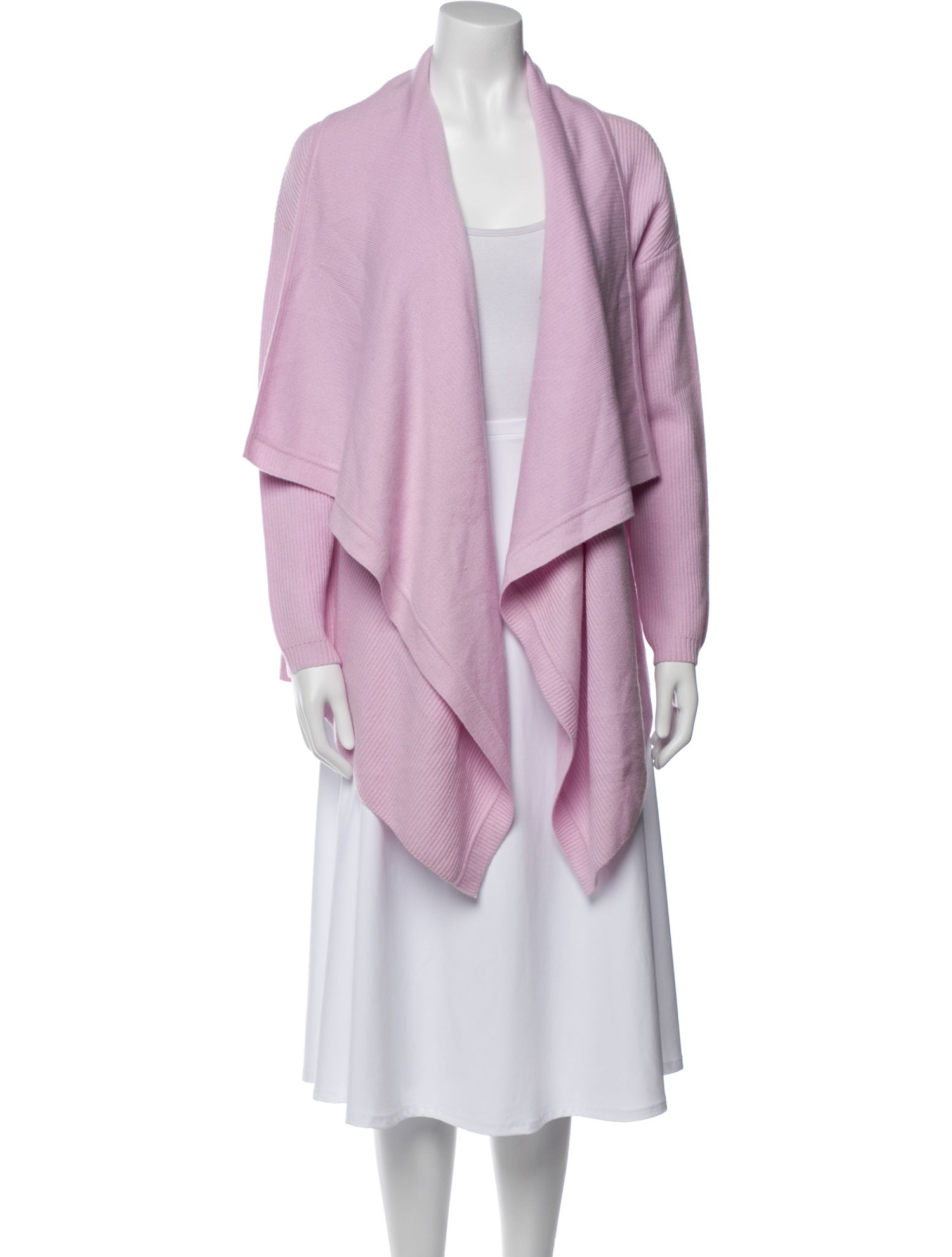 St. John Cashmere Open Front Sweater