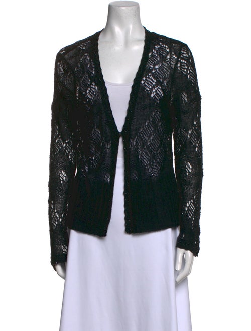 St. John Cashmere Patterned Sweater