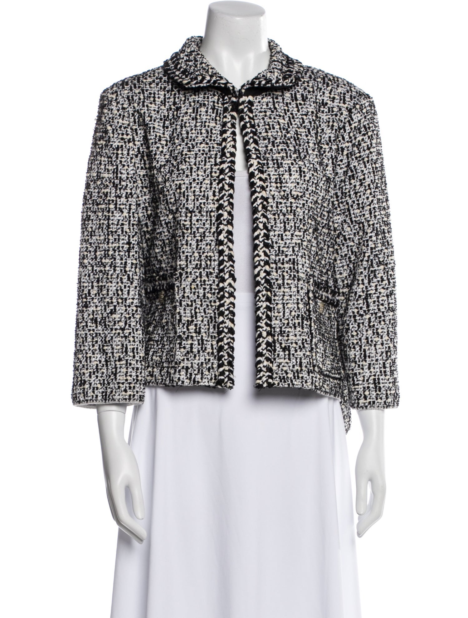 St. John Nylon Printed Evening Jacket