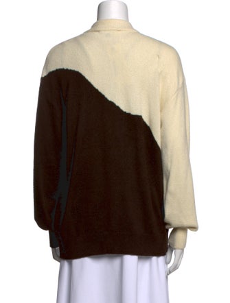 St. John Wool Printed Sweater