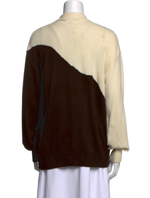 St. John Wool Printed Sweater