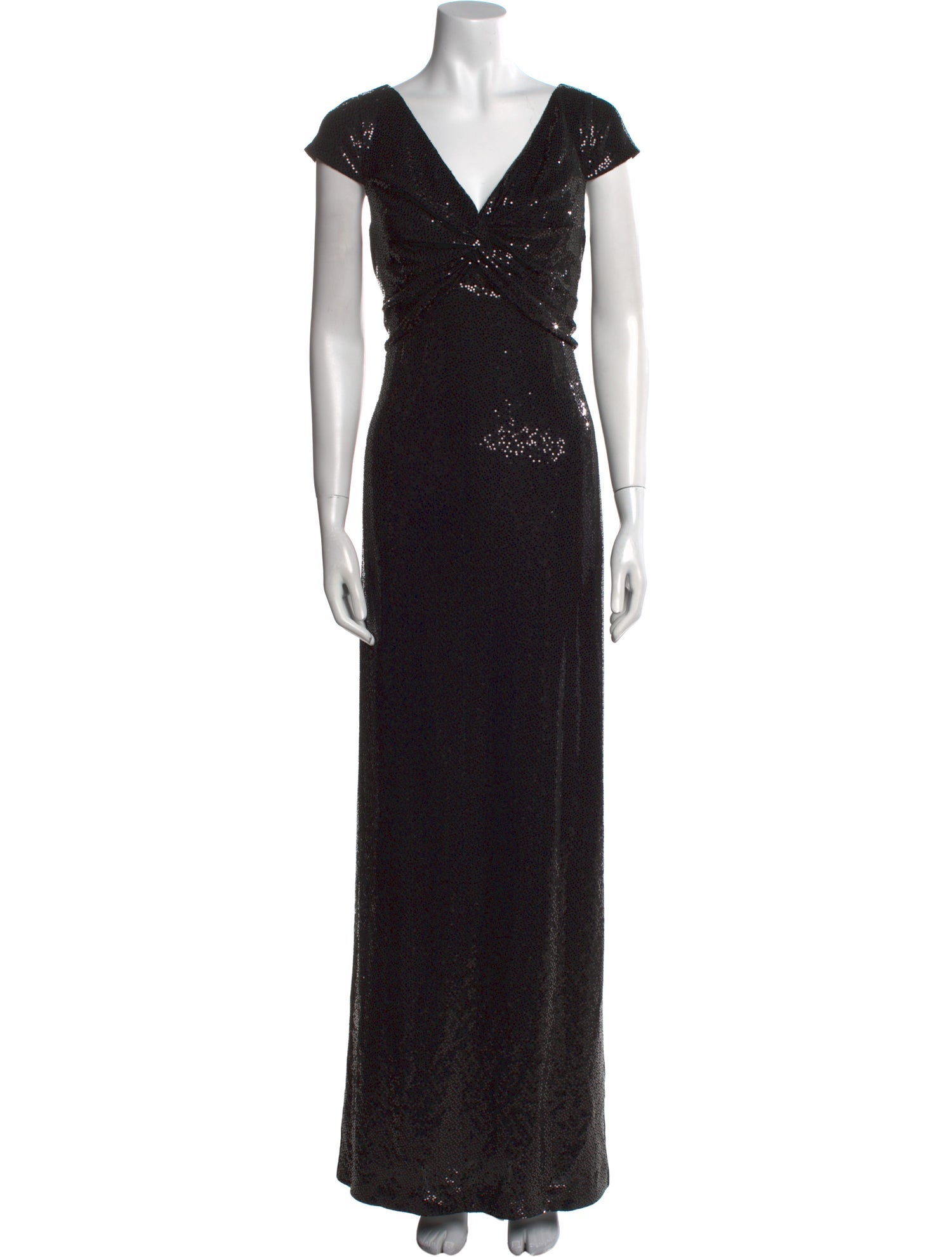 St. John V-Neck Long Dress w/ Tags