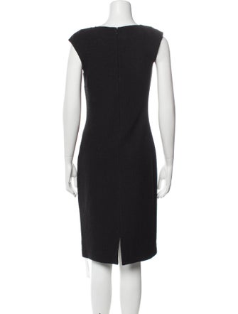 St. John V-Neck Knee-Length Dress
