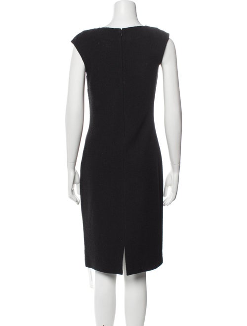 St. John V-Neck Knee-Length Dress