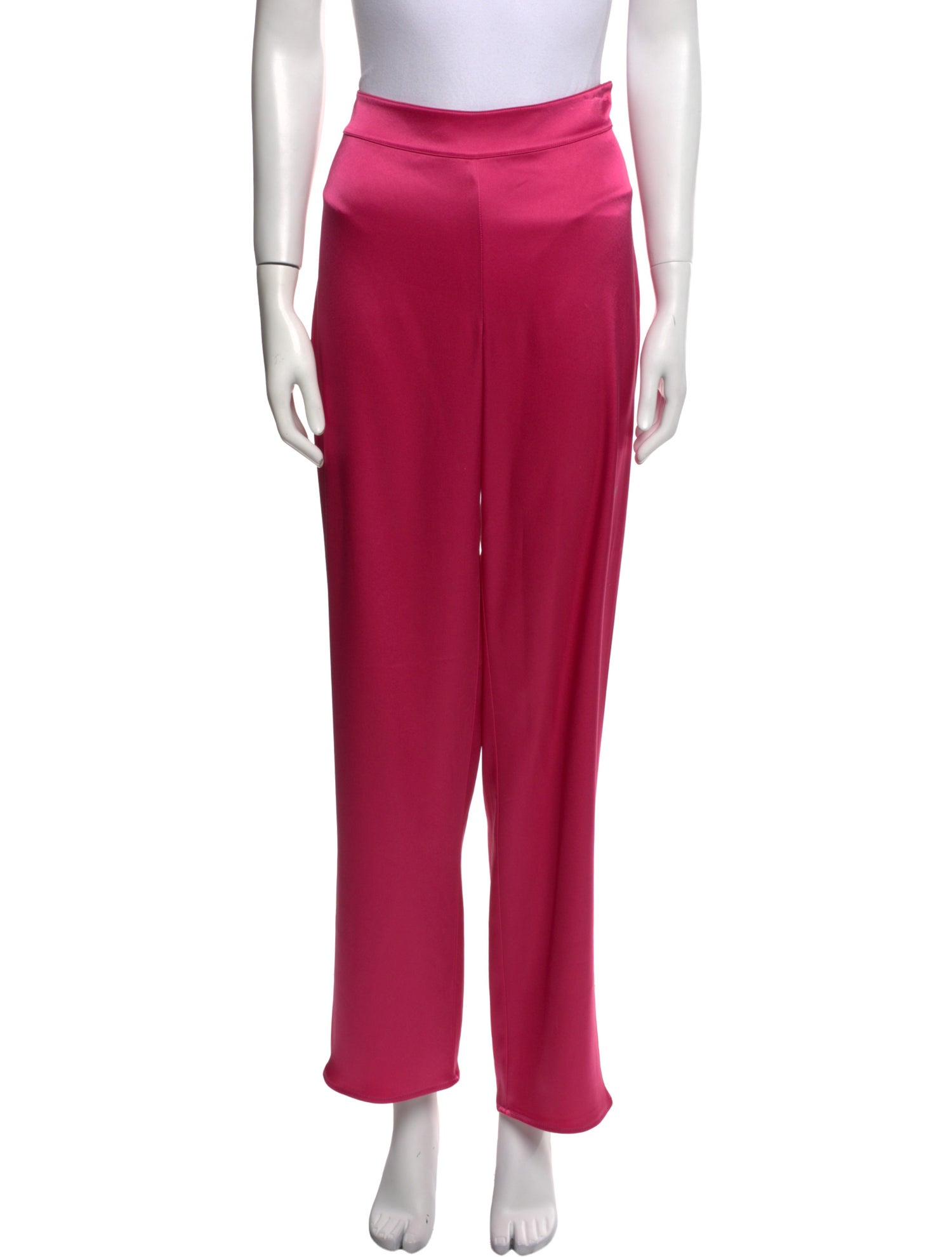 St. John Silk Wide Leg Pants