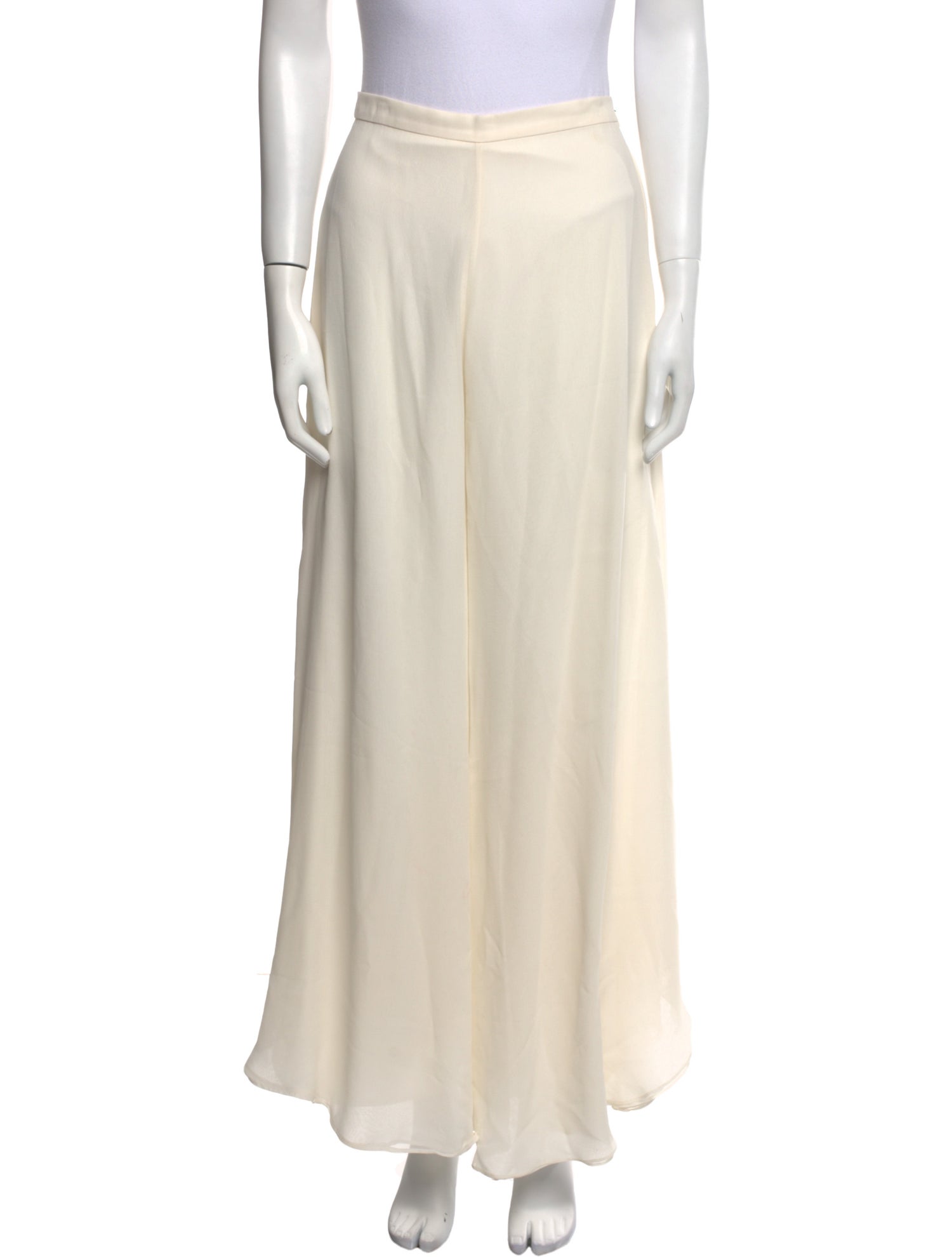 St. John Silk Wide Leg Pants