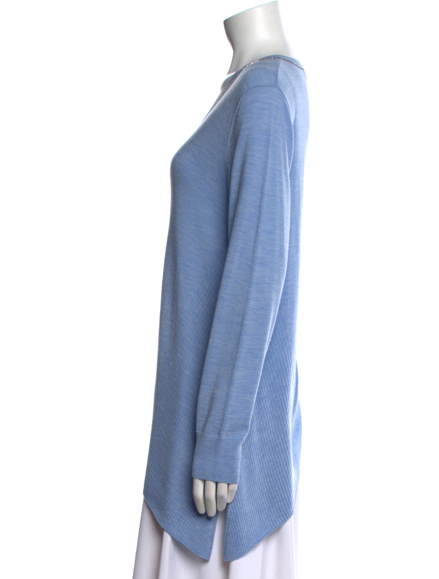 St. John Wool V-Neck Sweater