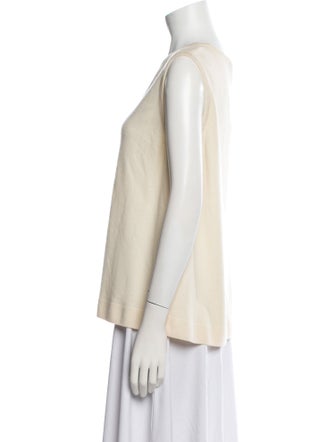 St. John Wool Crew Neck Top