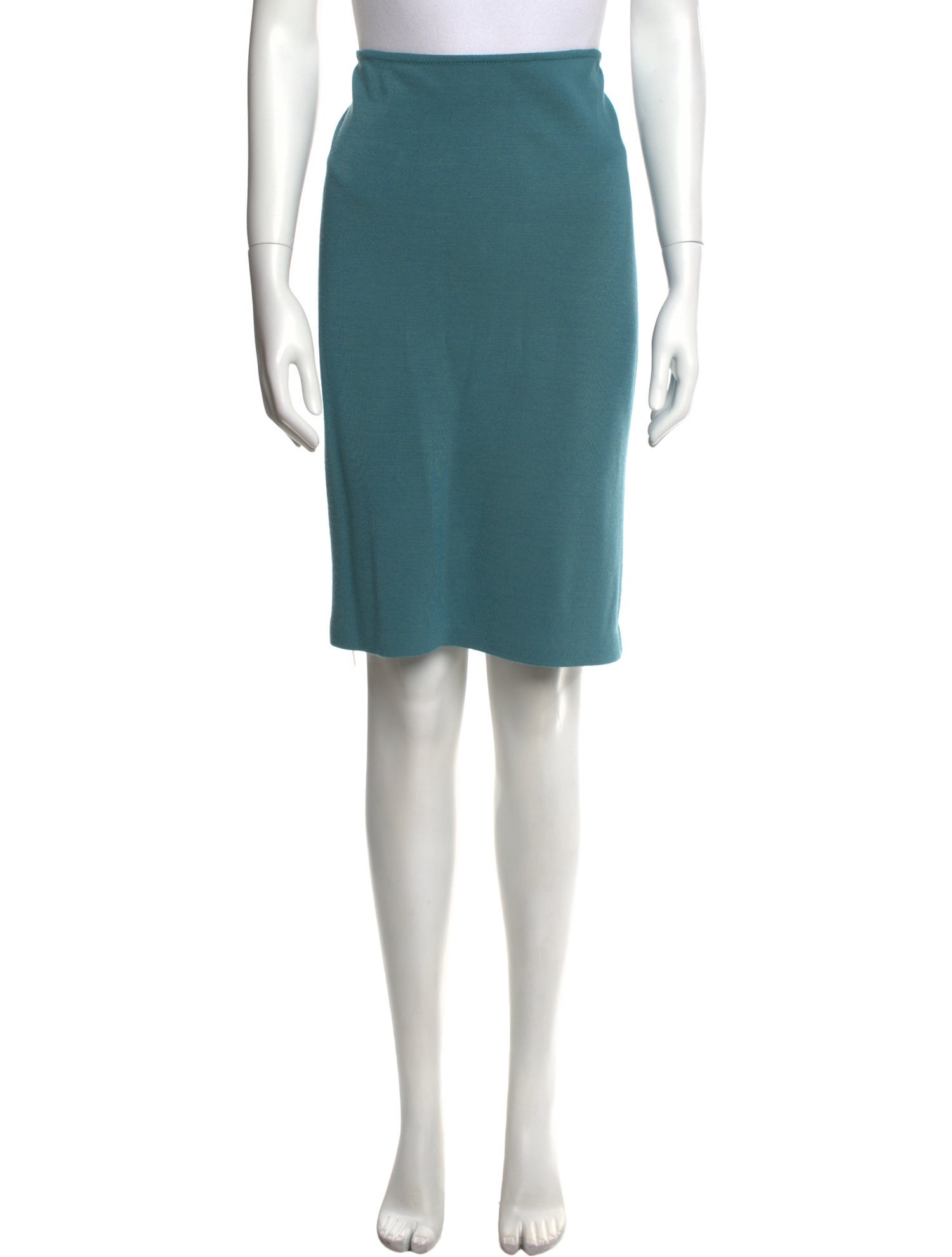 St. John Wool Knee-Length Skirt