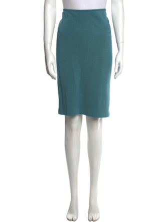 St. John Wool Knee-Length Skirt