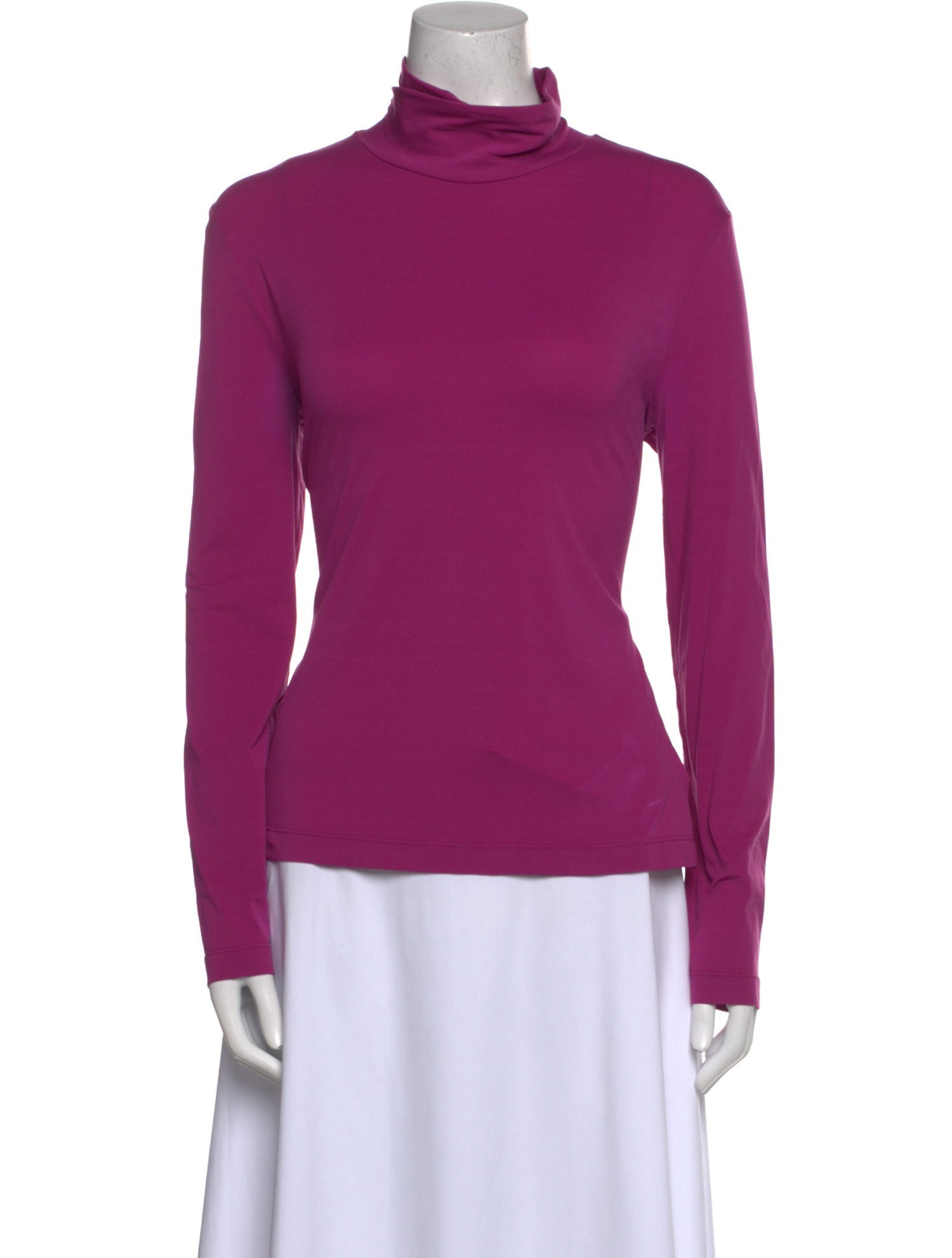 St. John Nylon Turtleneck Top