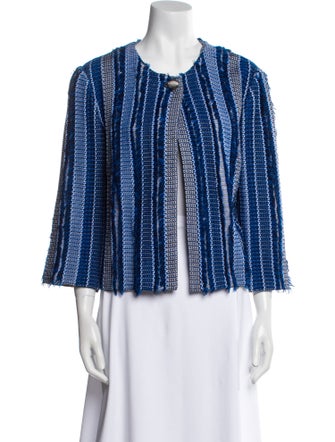 St. John Striped Evening Jacket