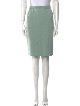 St. John Wool Knee-Length Skirt