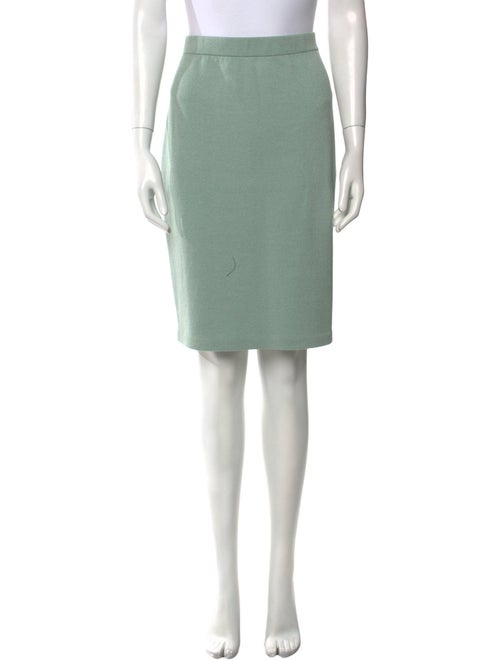St. John Wool Knee-Length Skirt