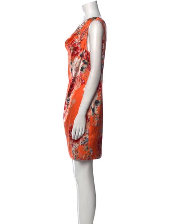 St. John Printed Mini Dress