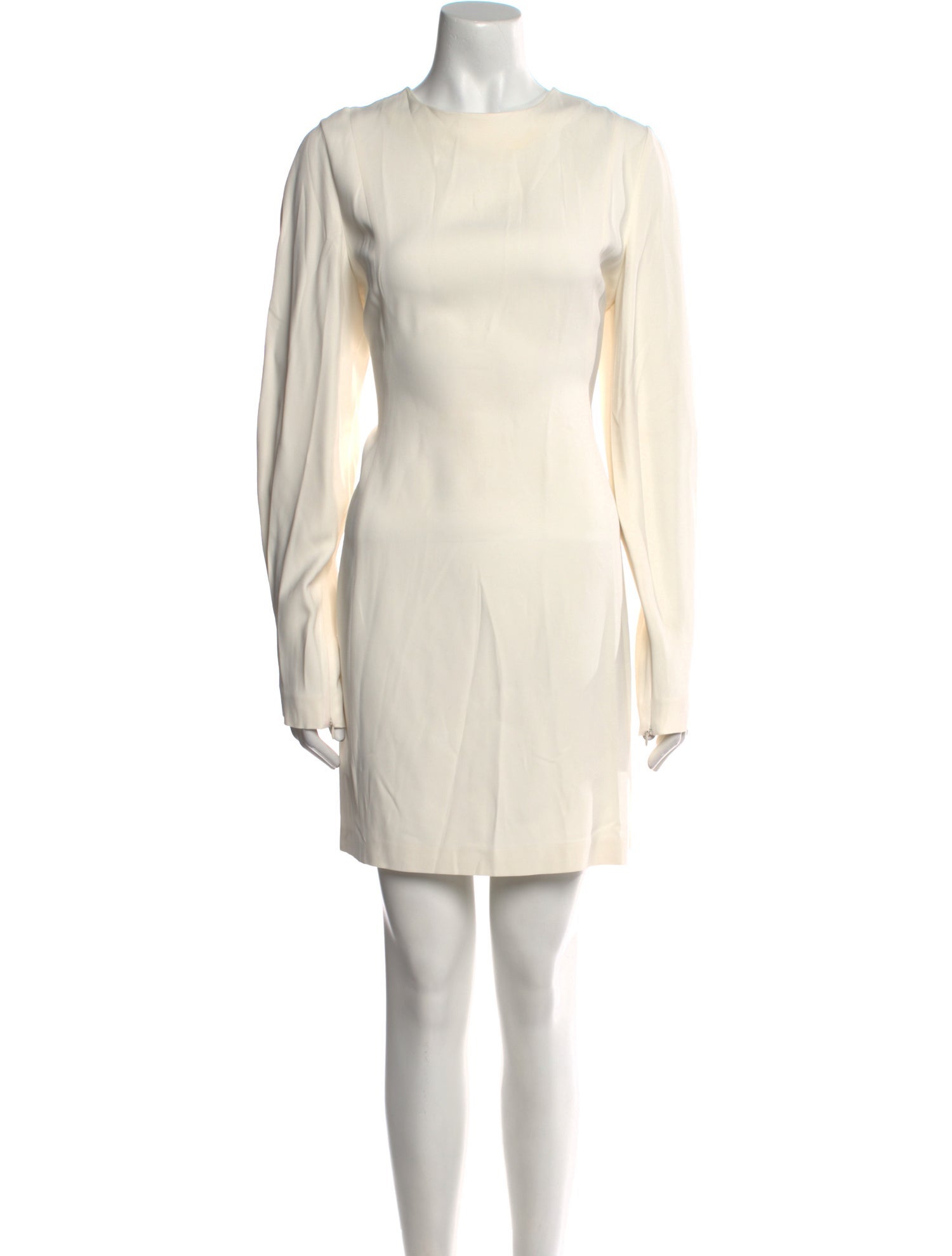 St. John Crew Neck Mini Dress