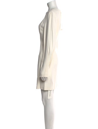 St. John Crew Neck Mini Dress