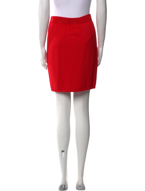 St. John Sport Wool Mini Skirt