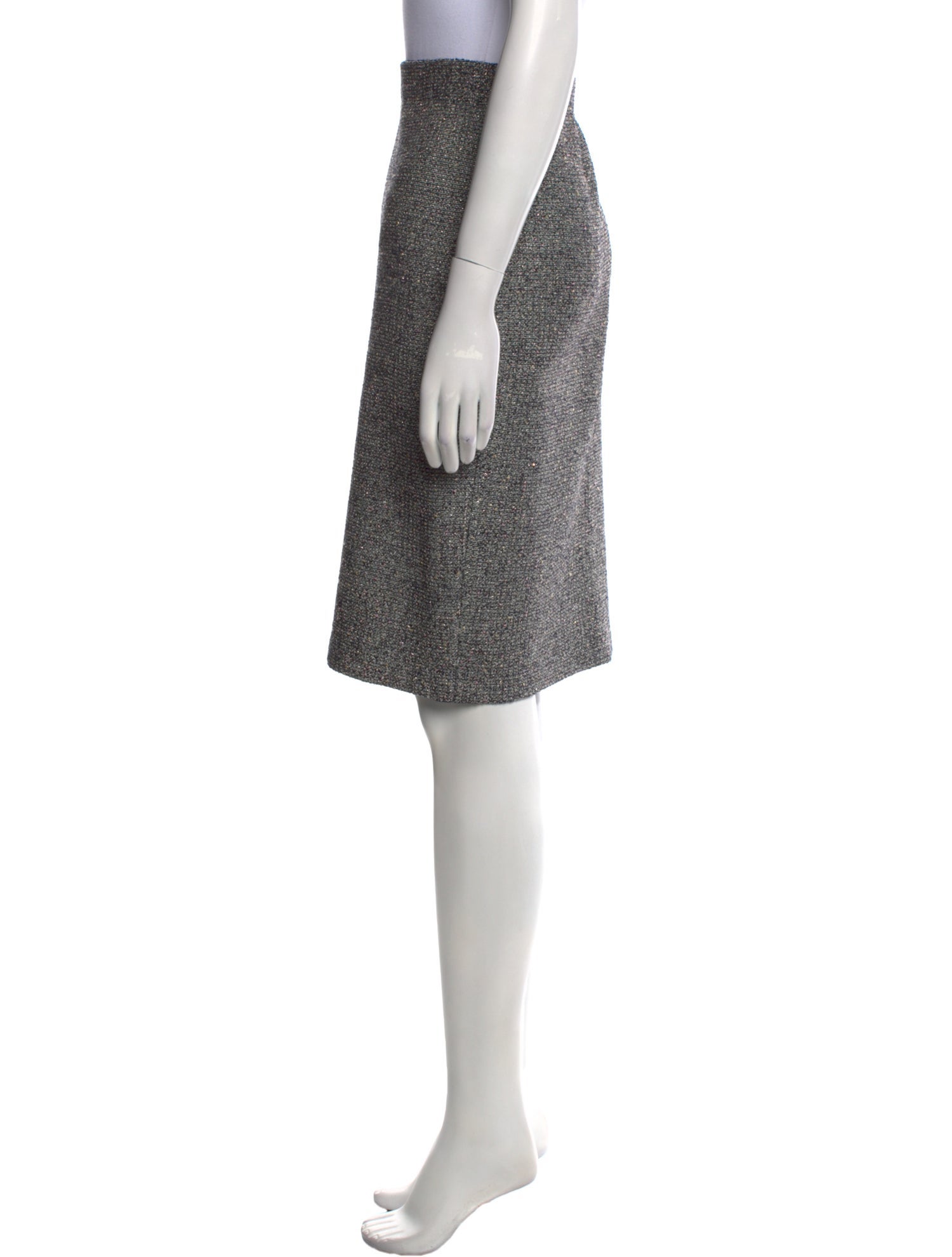 St. John Wool Knee-Length Skirt