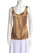 St. John Silk Scoop Neck Top