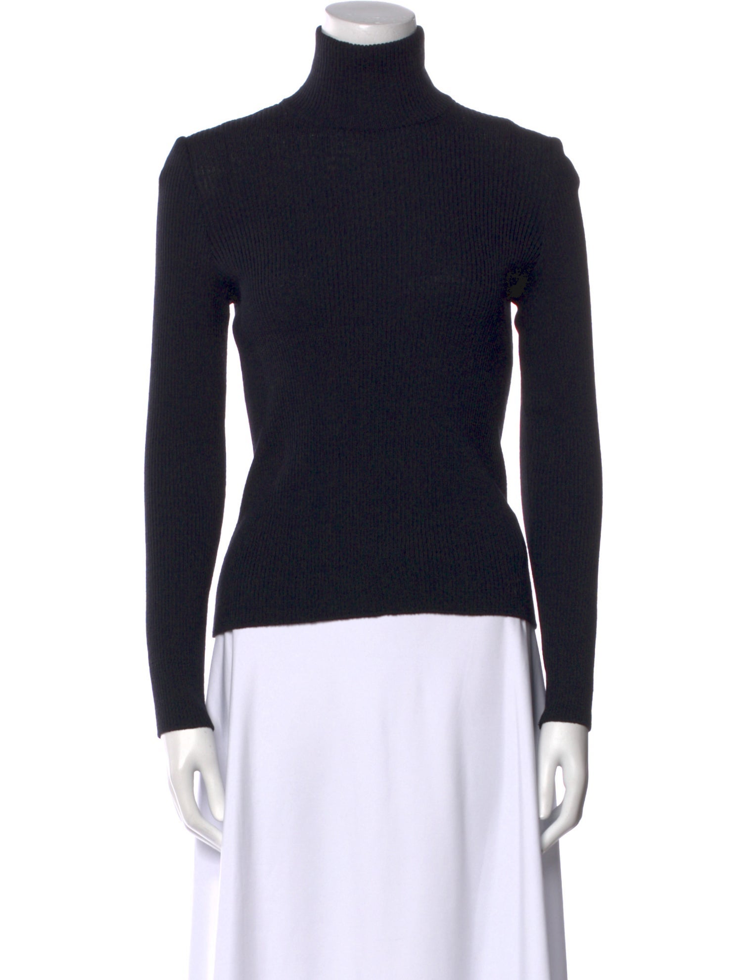 St. John Turtleneck Long Sleeve Top