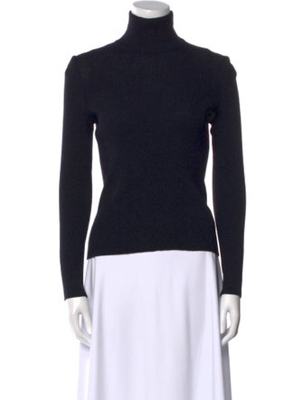 St. John Turtleneck Long Sleeve Top