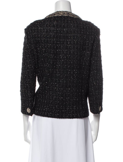 St. John Couture Wool Tweed Pattern Evening Jacket