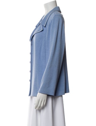 St. John Wool Denim Jacket