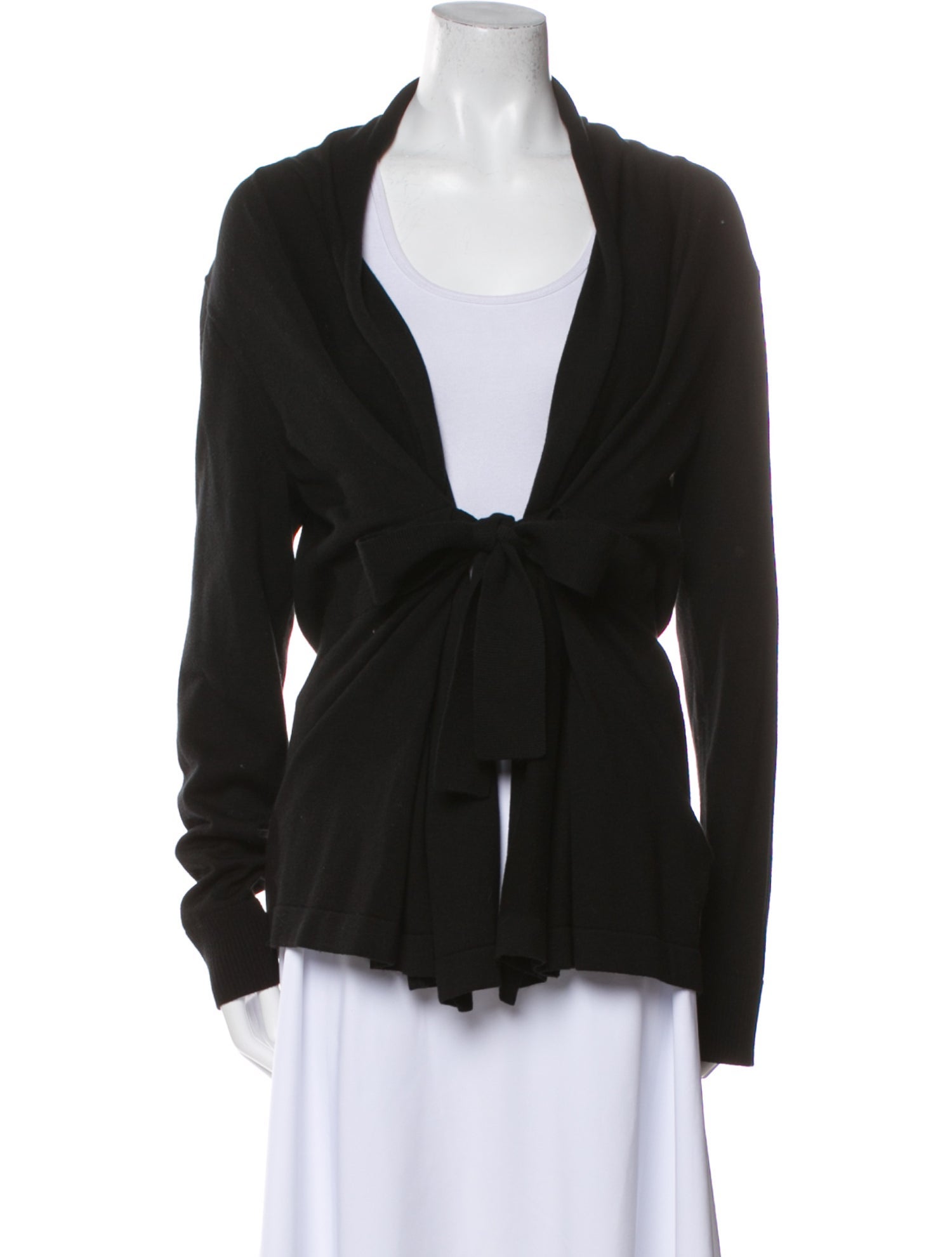 St. John Silk V-Neck Sweater