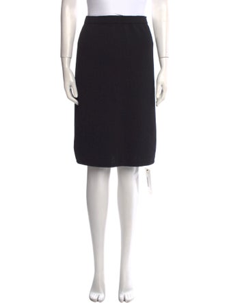 St. John Wool Knee-Length Skirt