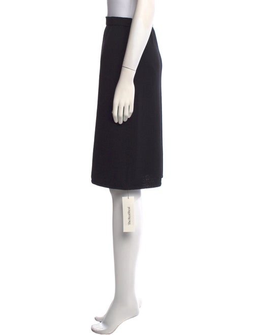 St. John Wool Knee-Length Skirt