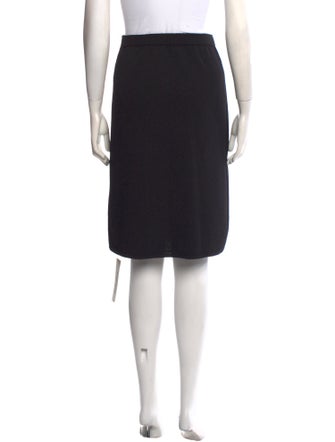 St. John Wool Knee-Length Skirt