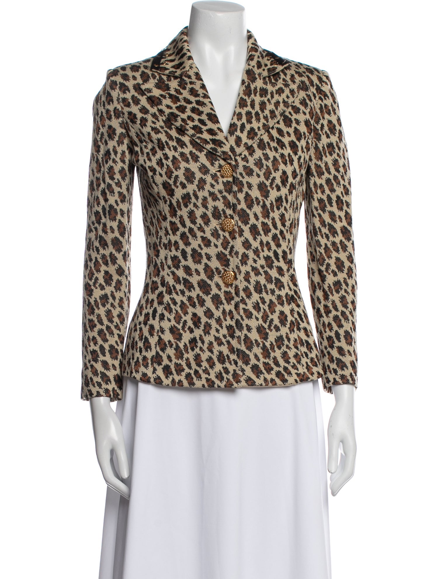 St. John Animal Print Blazer