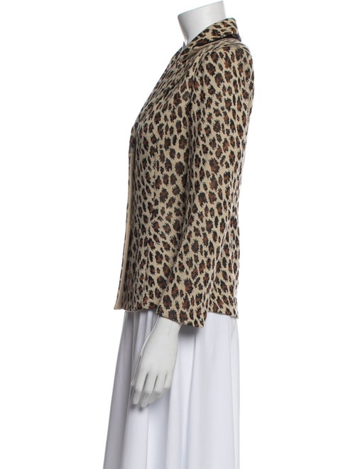 St. John Animal Print Blazer