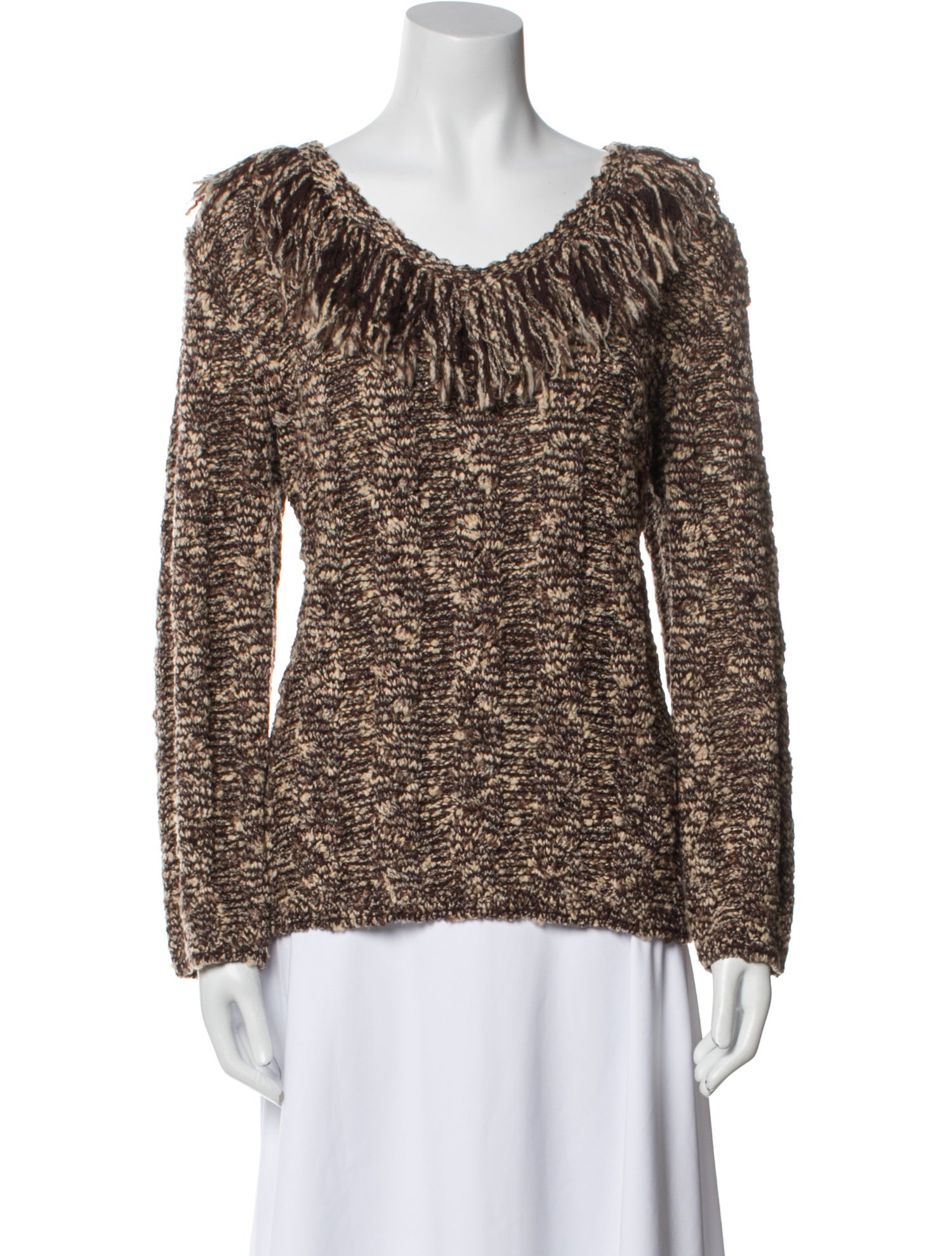 St. John Wool Printed Blouse