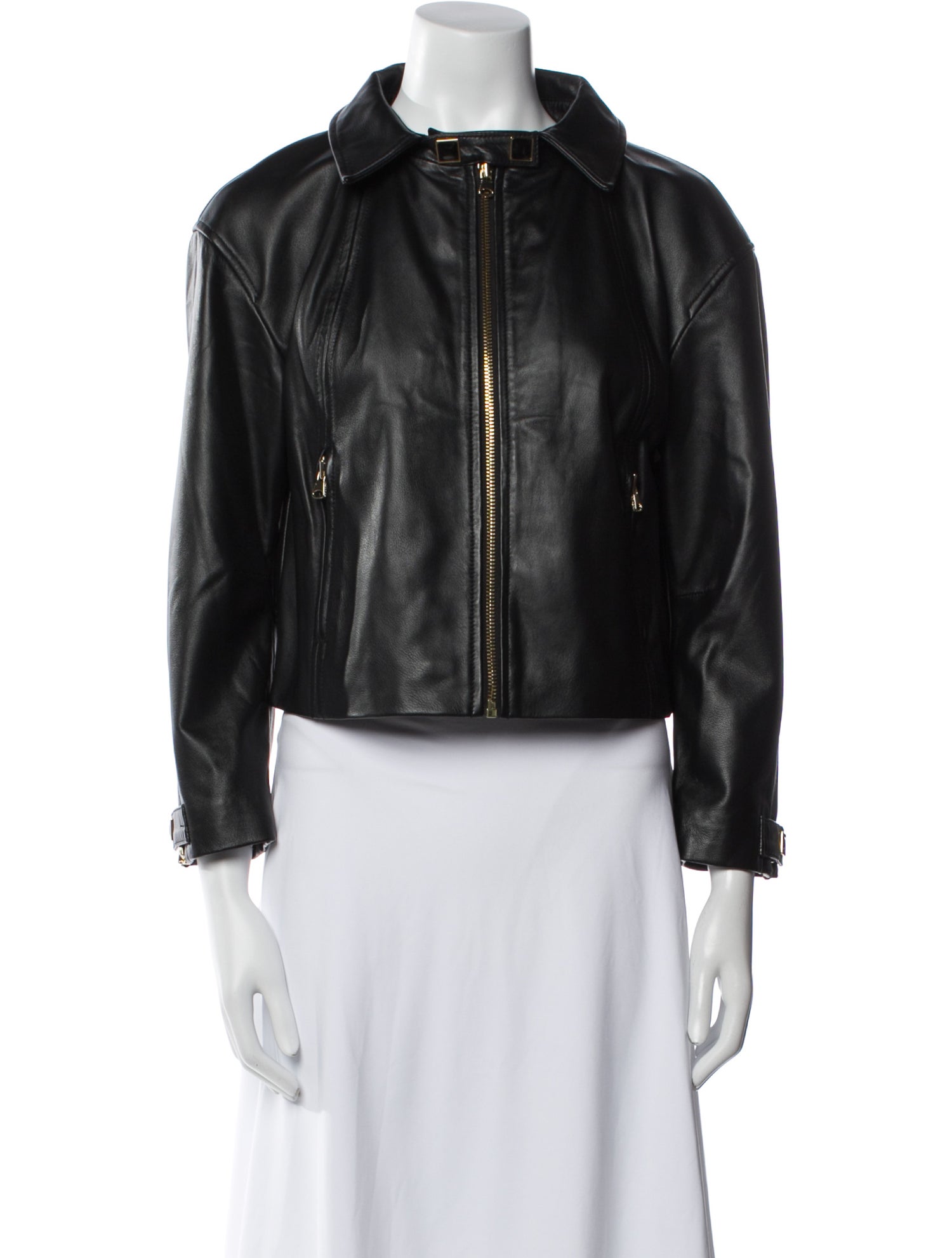 St. John Leather Biker Jacket