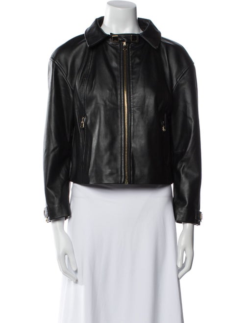 St. John Leather Biker Jacket