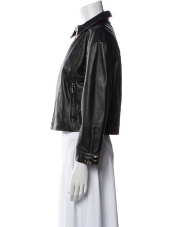 St. John Leather Biker Jacket