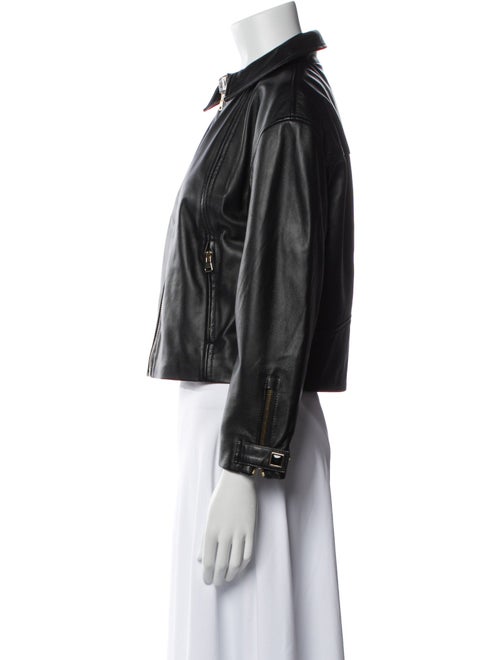 St. John Leather Biker Jacket