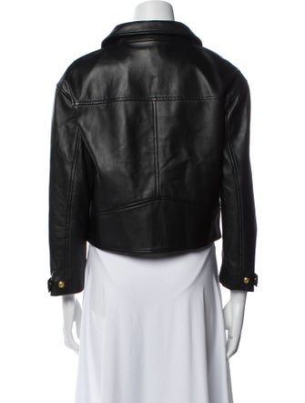 St. John Leather Biker Jacket