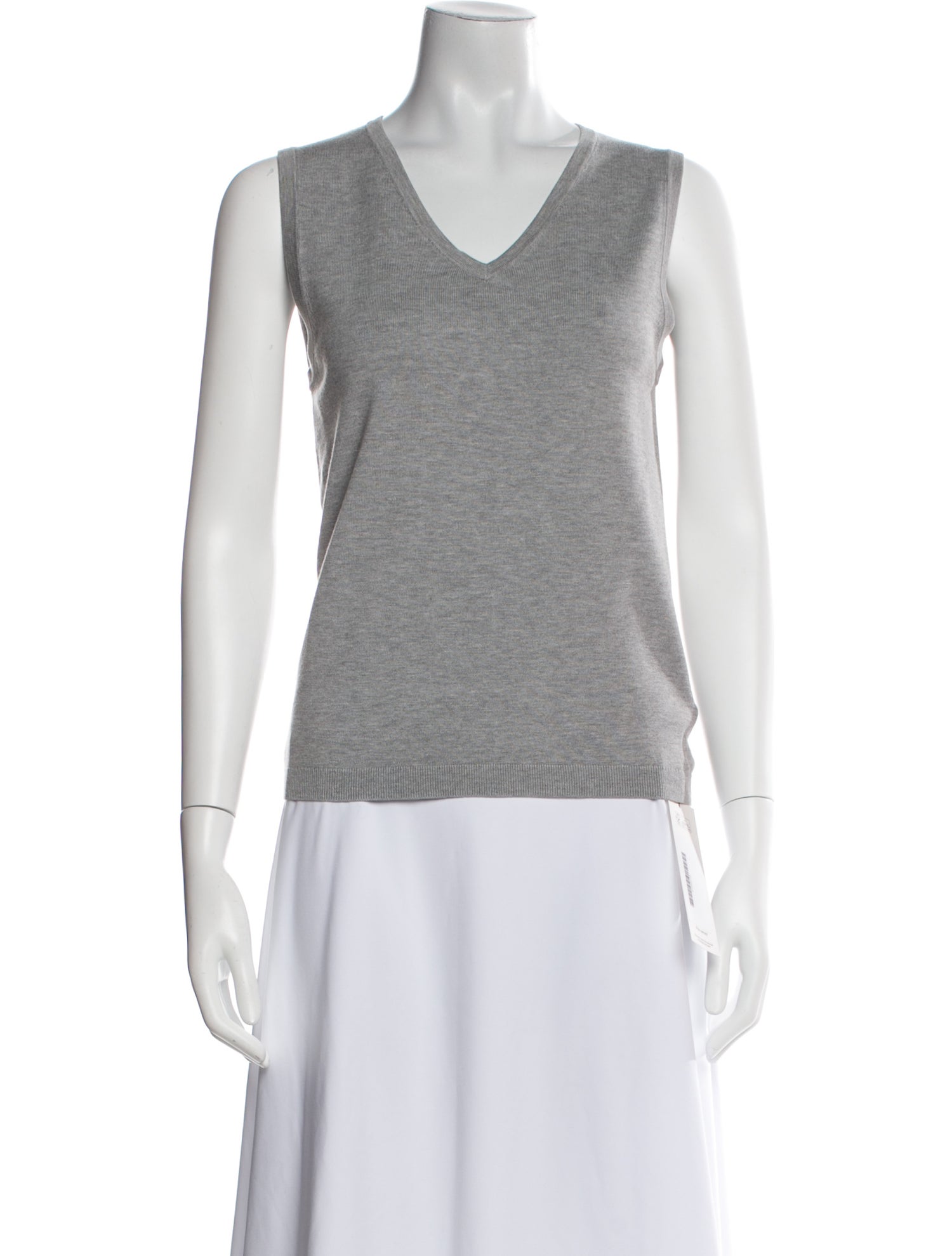 St. John Wool V-Neck Top w/ Tags