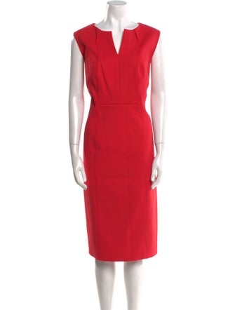 St. John Nylon Midi Length Dress