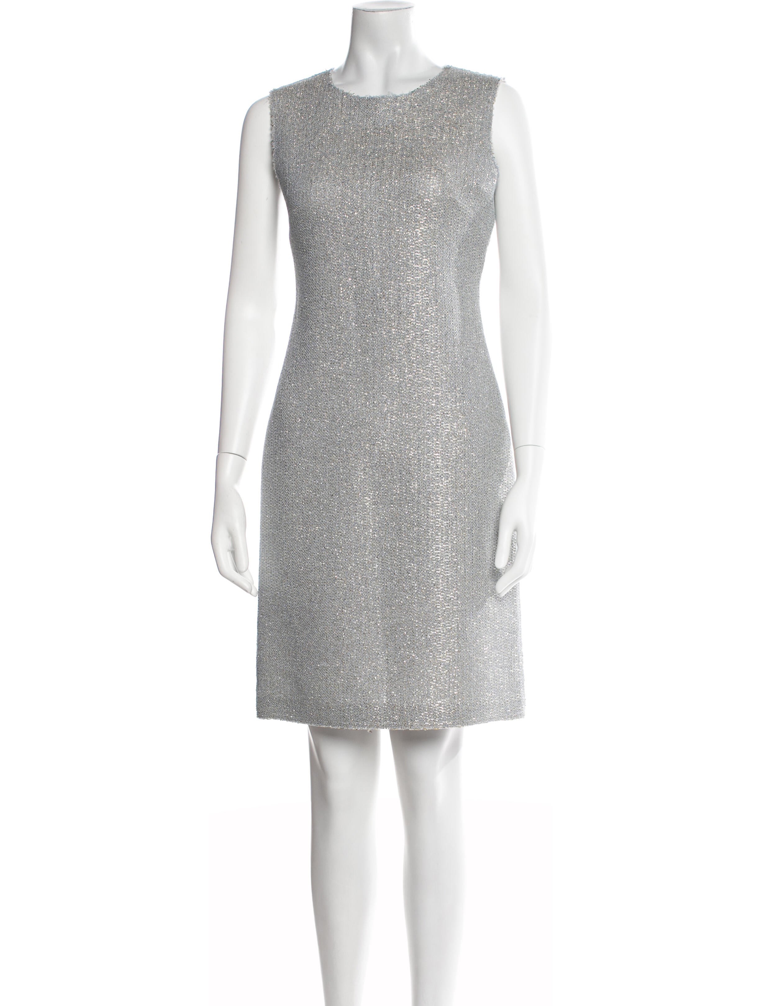 St. John Bateau Neckline Knee-Length Dress w/ Tags