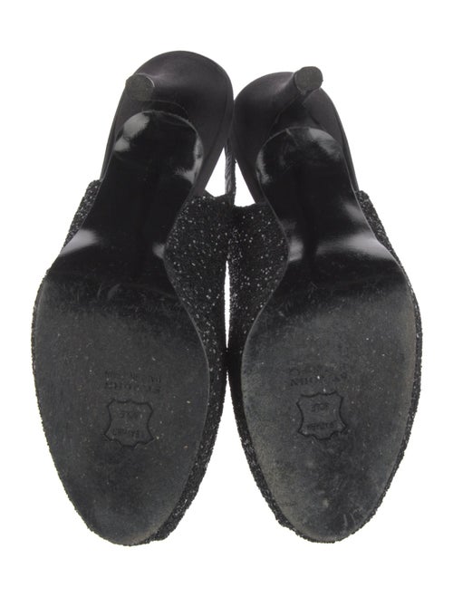 St. John Glitter Crystal Embellishments Slingback Pumps