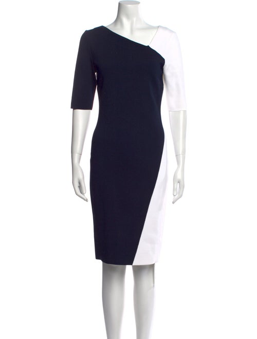 St. John One-Shoulder Knee-Length Dress