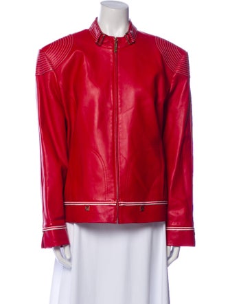 St. John Sport Leather Jacket